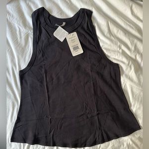 Fabletics Crewneck Tank Activewear. Sz 4x Black